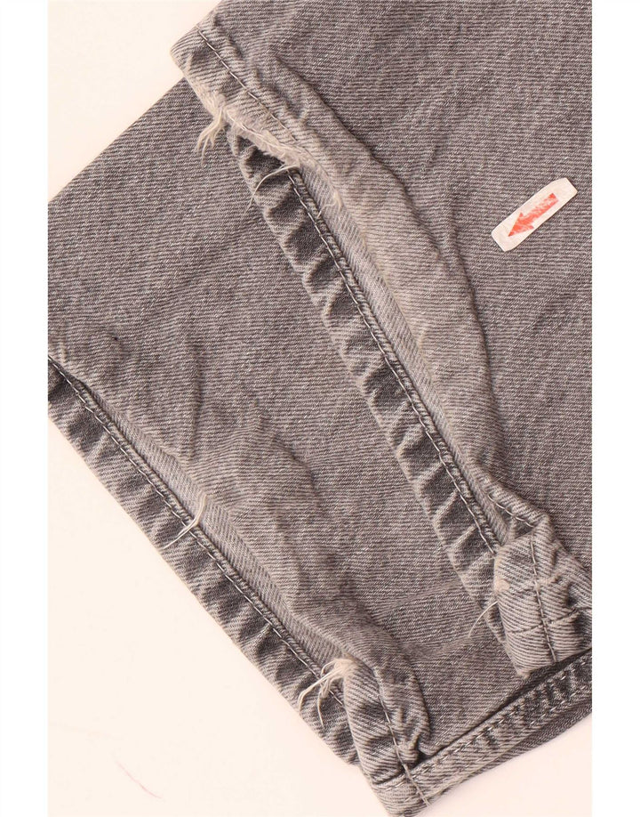 Jeans dritti da donna Zara EU 38 Small W28 L34 Cotone grigio