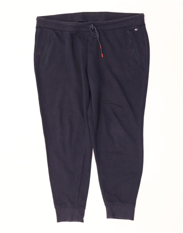 Tommy Hilfiger Pantaloni da tuta da uomo Joggers XL Blu Navy Cotone