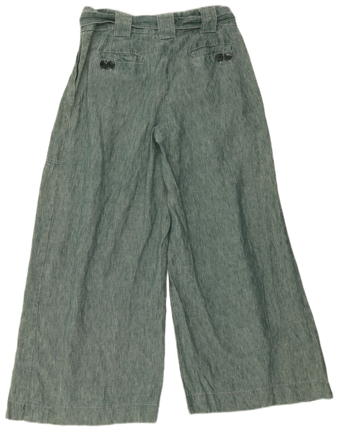 Pantaloni chino a gamba larga da donna LIU JO W30 L27 Verde