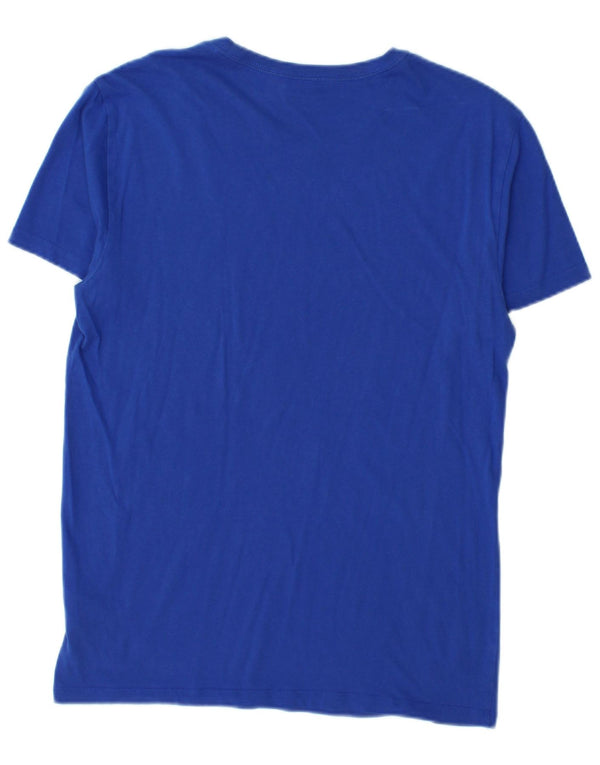 T-shirt da uomo Polo Ralph Lauren Top in cotone blu medio