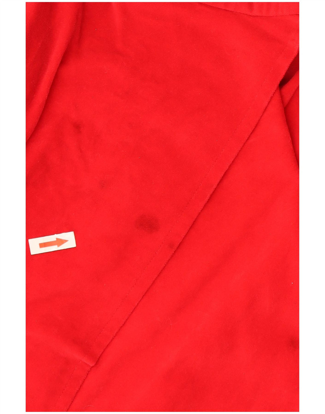 Camicetta camicia vintage da donna UK 16 grande rossa