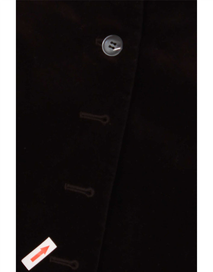 Allwerk Giacca blazer lunga da donna a 6 bottoni UK 12 Borgogna media
