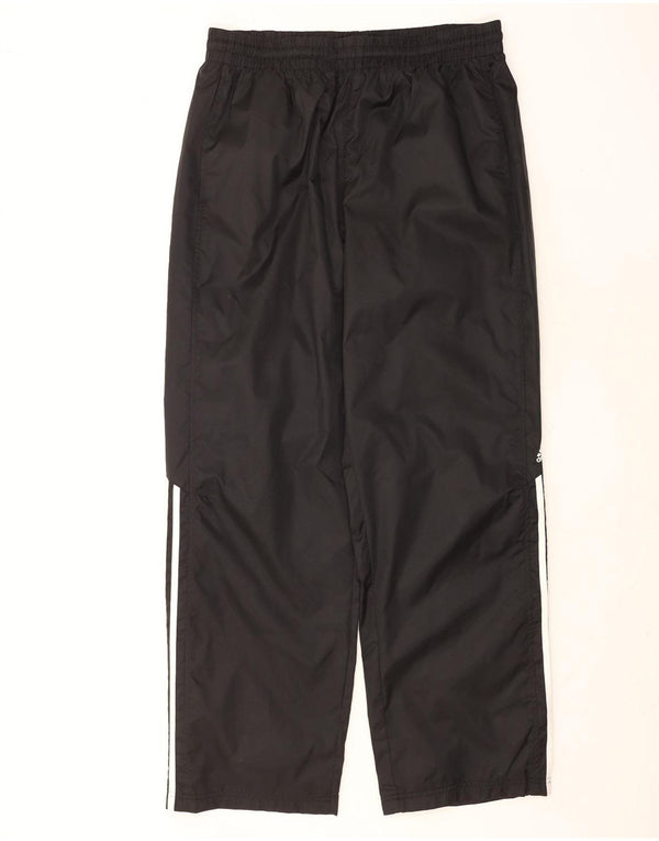 Pantaloni da tuta da uomo Adidas Large neri in poliestere