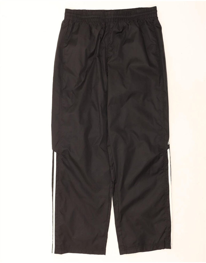 Pantaloni da tuta da uomo Adidas Large neri in poliestere