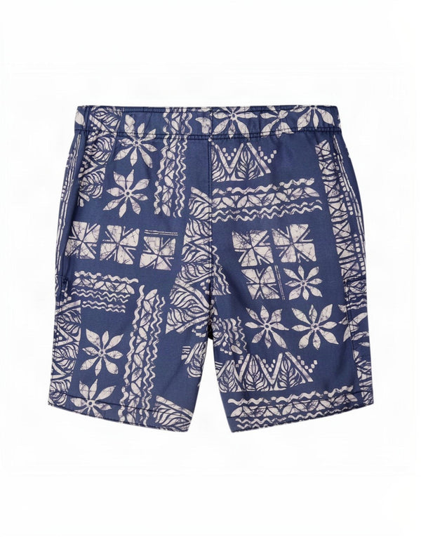 Pantaloncini da bagno Hollister da uomo XL in poliestere floreale blu navy