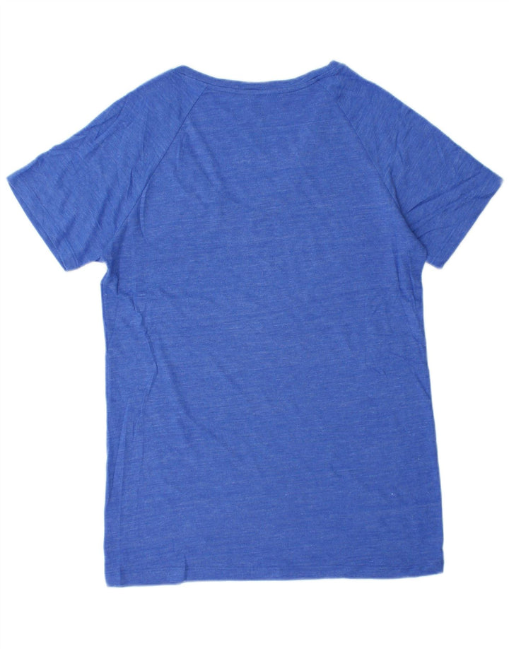 T-shirt da donna Adidas Top UK 18 XL poliestere chiazzato blu
