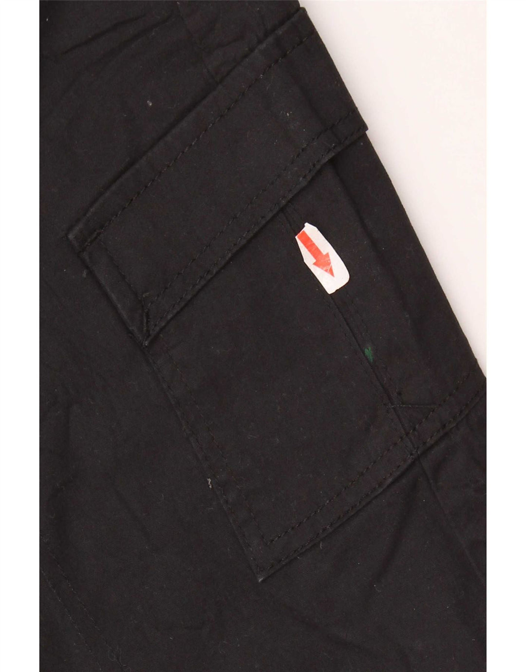 Pantaloncini cargo Lee da donna a vita media US 6 medi W30 cotone nero