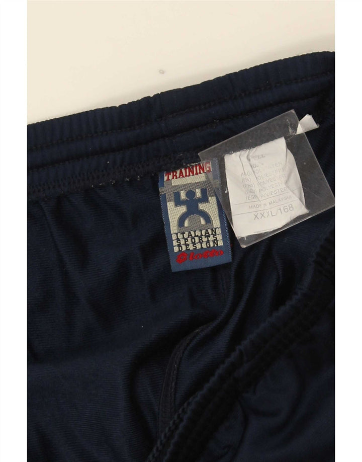Pantaloni da tuta da uomo Lotto 3XL poliestere blu navy