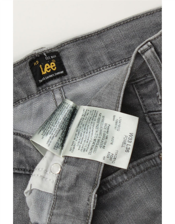Jeans LEE Powell Slim da uomo W33 L32 in cotone grigio