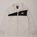 NIKE Boys Tracksuit Top Jacket 8-9 Years Small White Colourblock Vintage Nike and Second-Hand Nike from Messina Hembry 