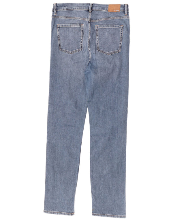 Jeans dritti Marks & Spencer da donna The Sienna UK 12 medio W30 L30 blu