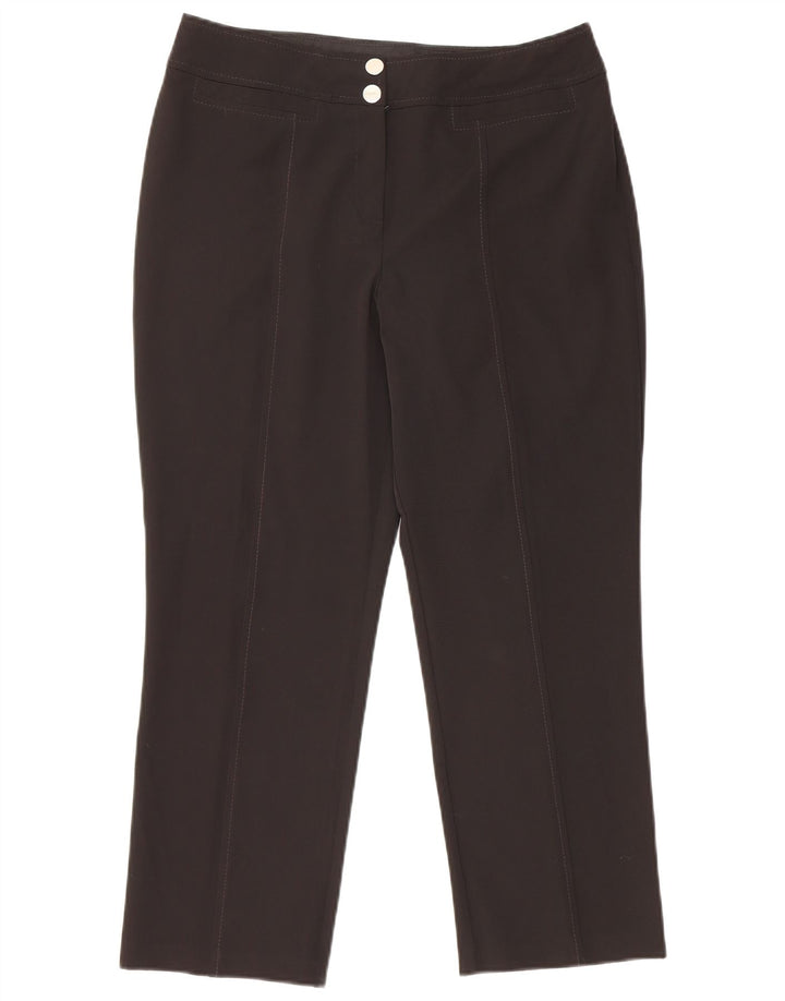 Pantaloni corti da donna MARKS & SPENCER UK 12 medi W30 L24 neri