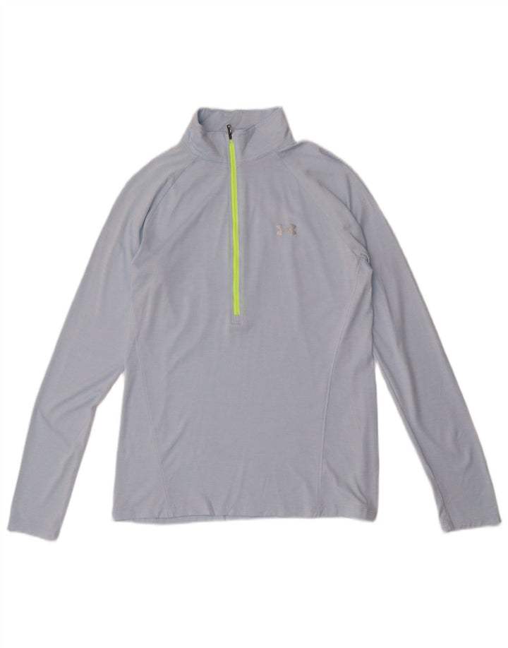 Maglietta Under Armour da donna Heat Gear Pullover UK 12 Blu medio