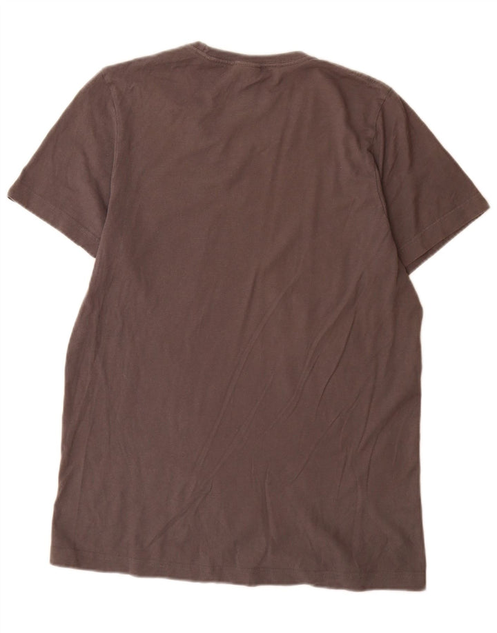 T-shirt grafica da uomo Adidas Top piccola in cotone grigio