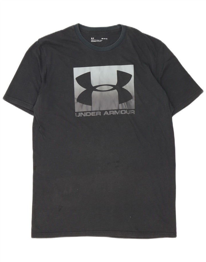 Maglietta grafica da uomo Under Armour Top nera media