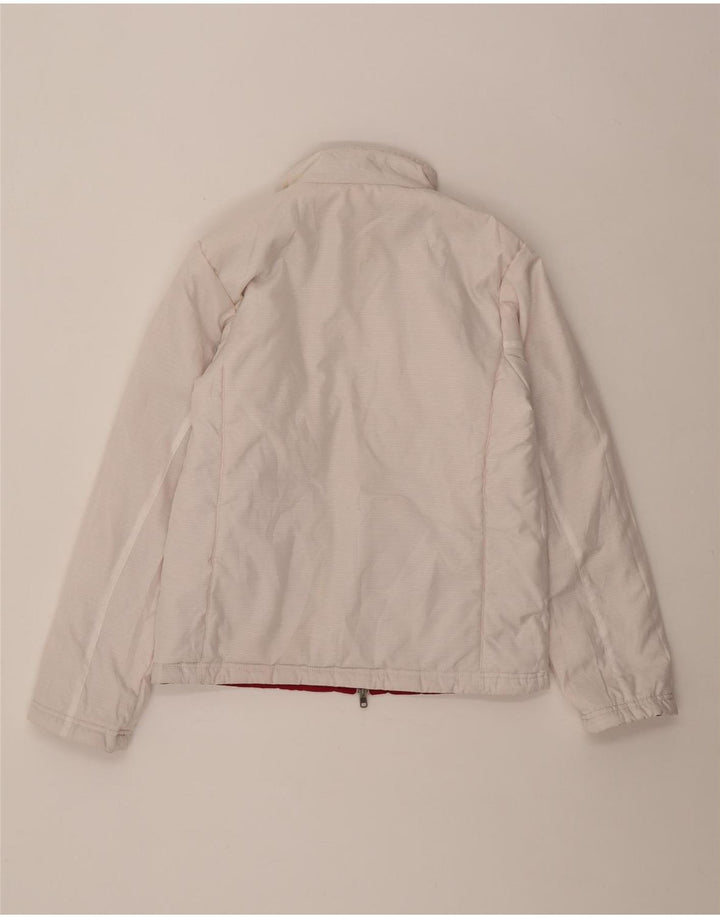 Giacca reversibile Nike da donna UK 8/10 piccola rossa in poliestere