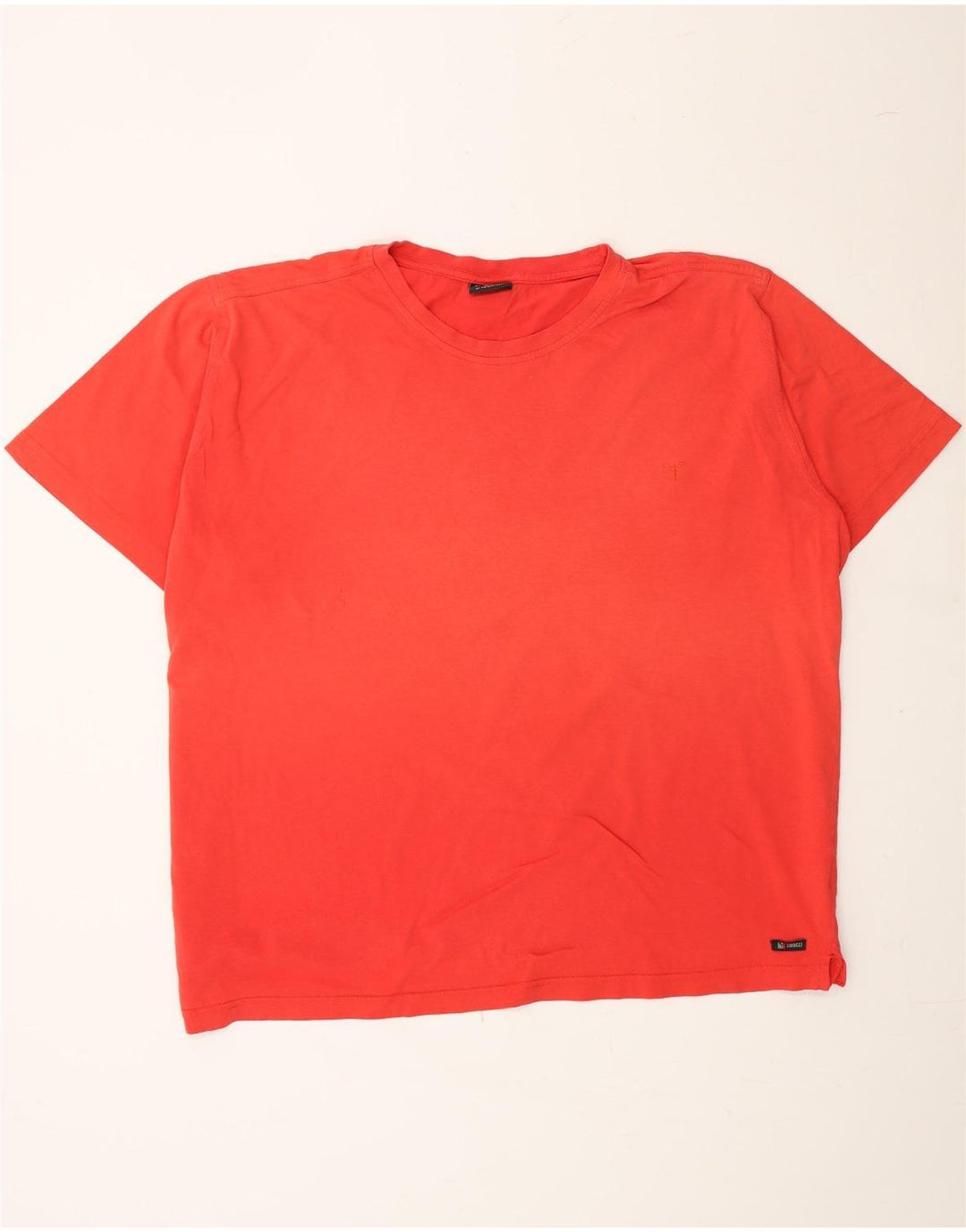 CARLO COLUCCI Mens T-Shirt Top 3XL Red Cotton Vintage Carlo Colucci and Second-Hand Carlo Colucci from Messina Hembry 