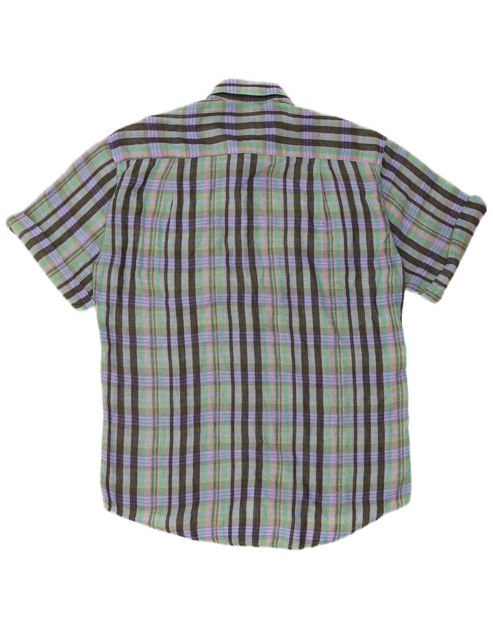 Camicia a maniche corte da uomo Levi's grande scozzese verde