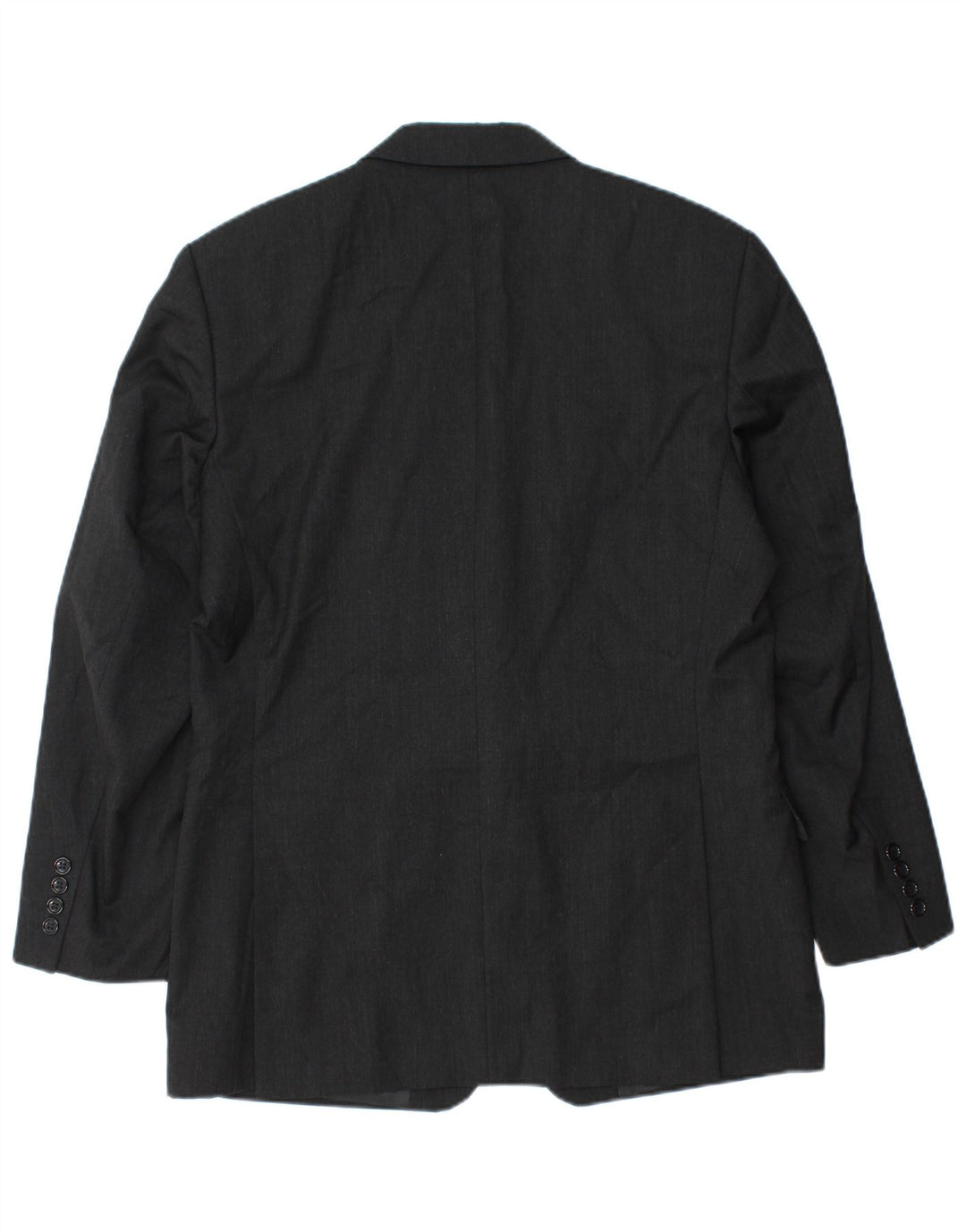 Giacca blazer da uomo a 2 bottoni Pierre Cardin UK 38 lana vergine nera media