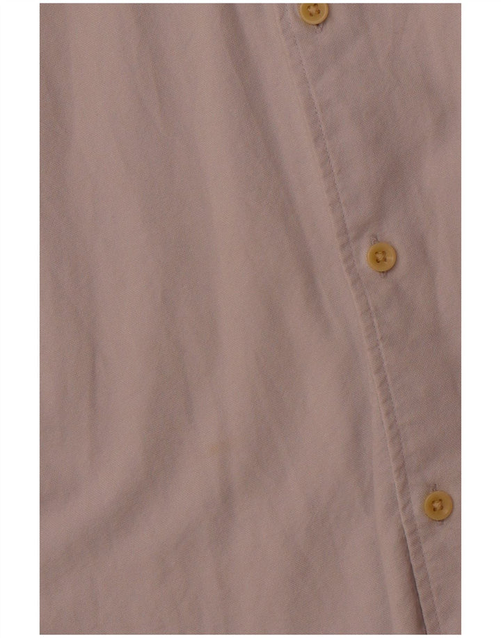 Camicia da uomo All Saints in cotone bianco sporco medio