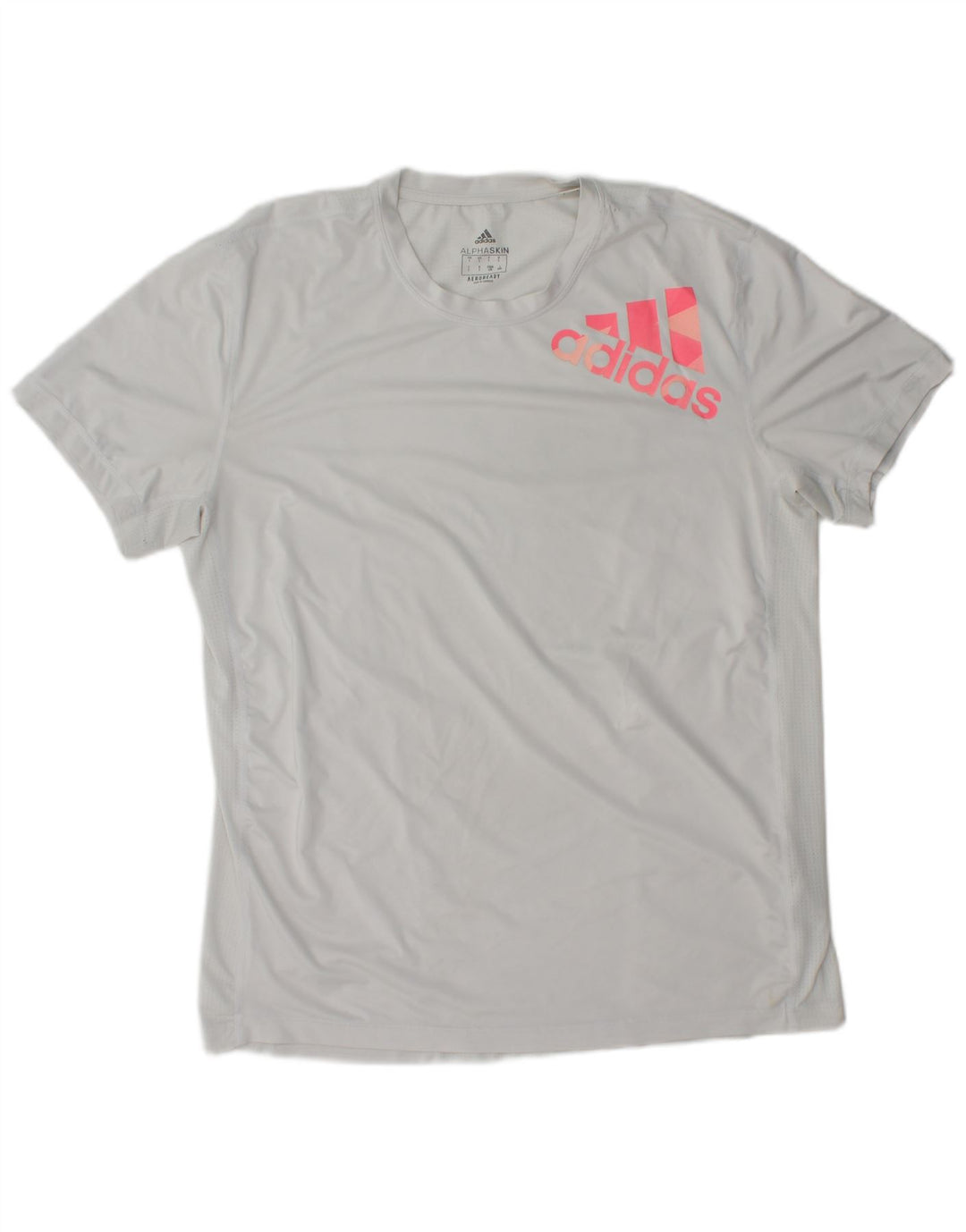 T-shirt grafica ADIDAS da uomo Aeroready, grande, in poliestere grigio