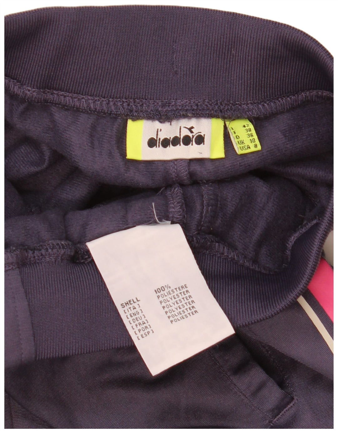 Pantaloni da tuta da donna Diadora UK 10 Small Viola Poliestere
