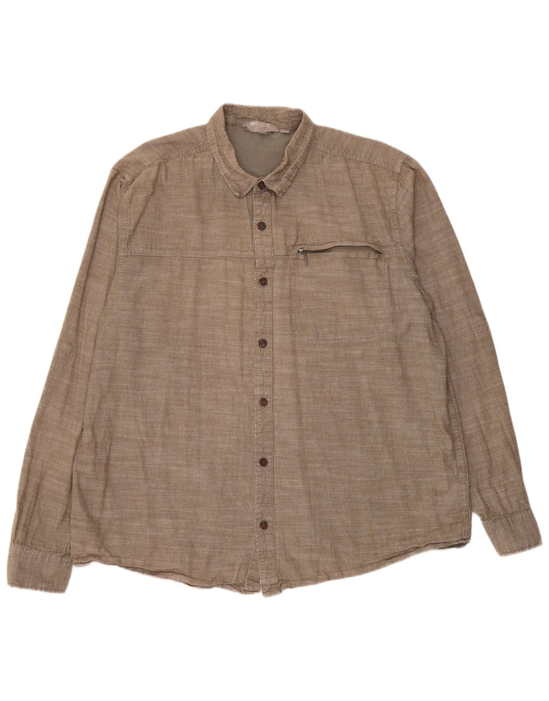 Camicia da uomo Mountain Warehouse 2XL Cotone grigio