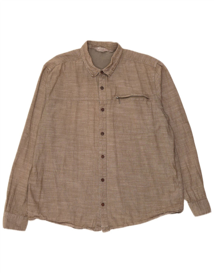 Camicia da uomo Mountain Warehouse 2XL Cotone grigio