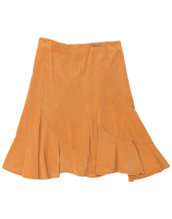 Gonna in velluto a coste da donna Marlboro Classics EU 42 Large W30 Cotone Beige