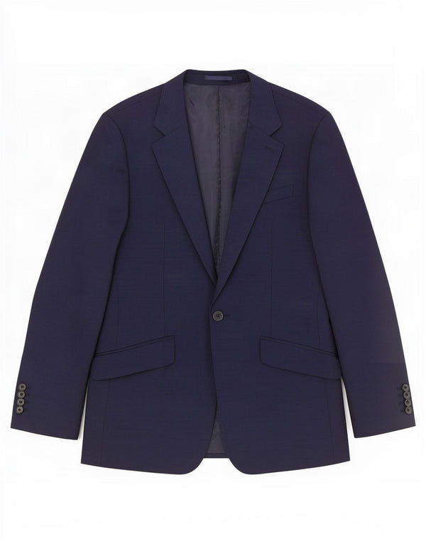 Giacca blazer da uomo a 1 bottone Reiss UK 36 piccola in lana blu navy