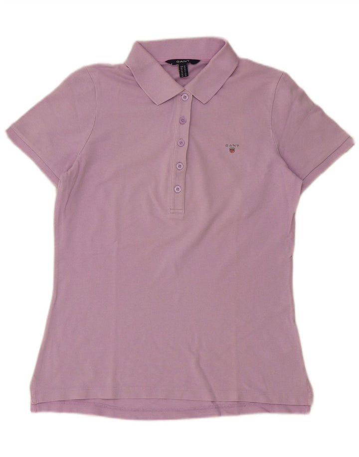Polo da donna Gant UK 12 cotone viola medio