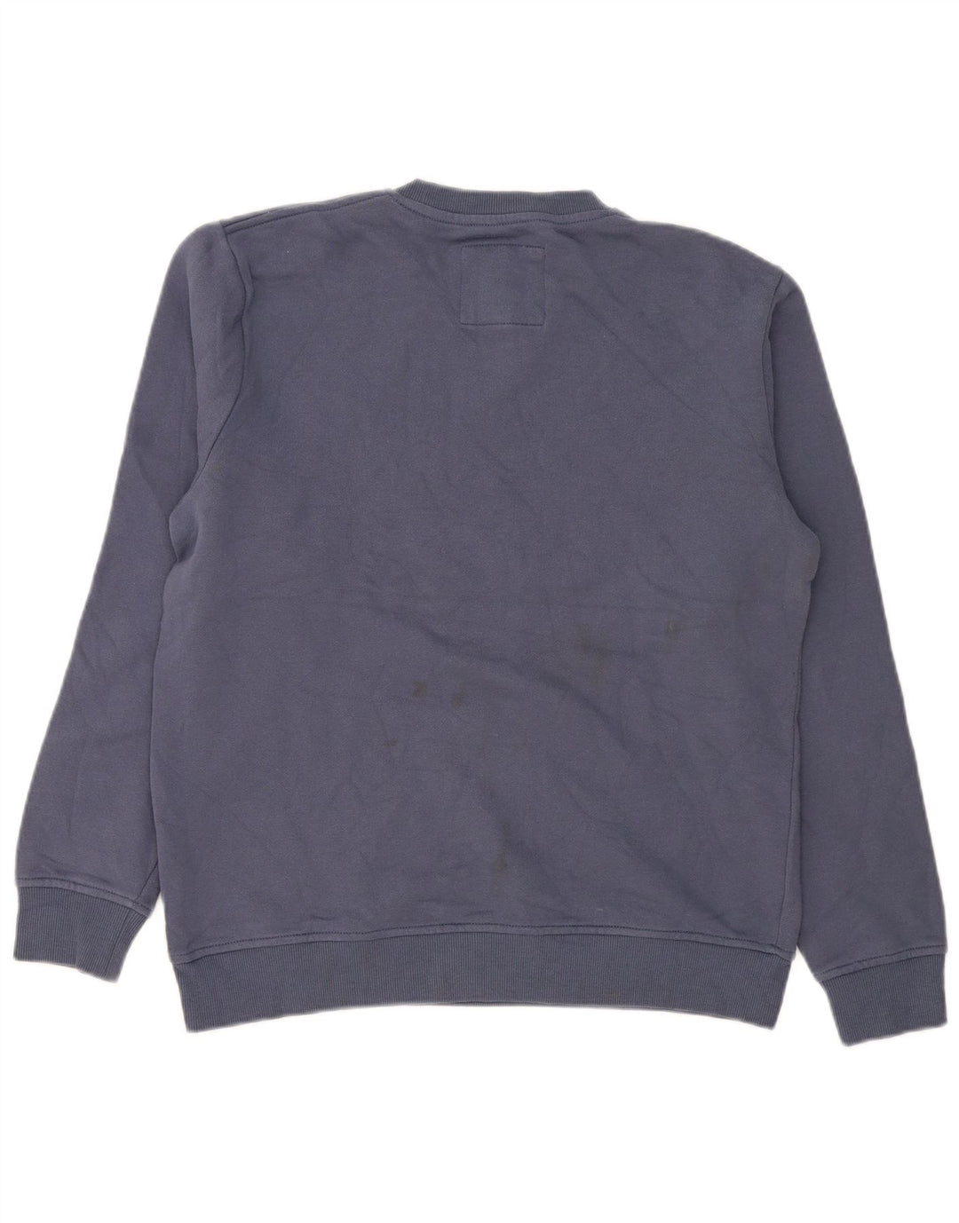 Crew Clothing Felpa da uomo Maglione in cotone blu medio