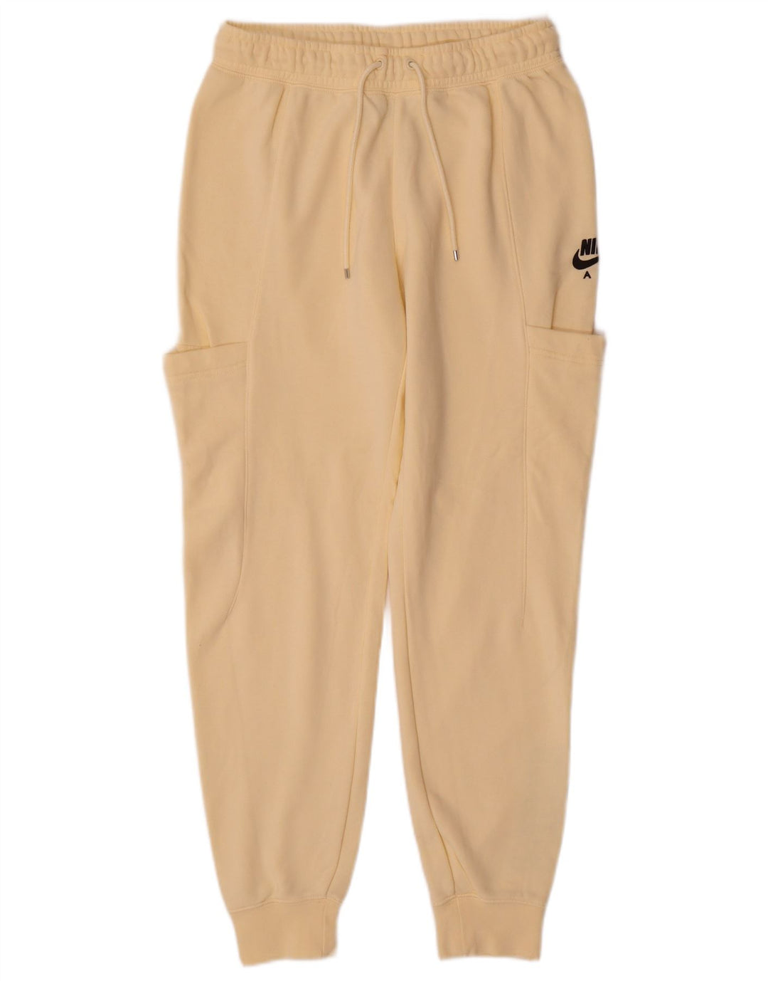 Pantaloni da tuta Nike da uomo Cargo Joggers Small in cotone giallo