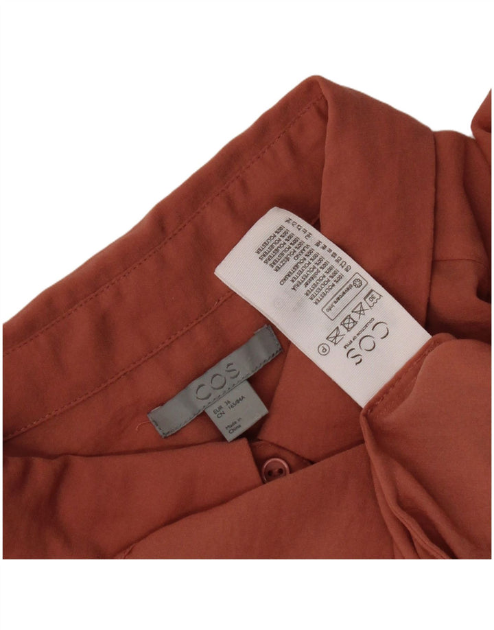 Abito chemisier oversize da donna Cos EU 36 piccolo poliestere arancione