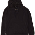 Felpa con cappuccio da uomo Under Armour piccola in cotone nero