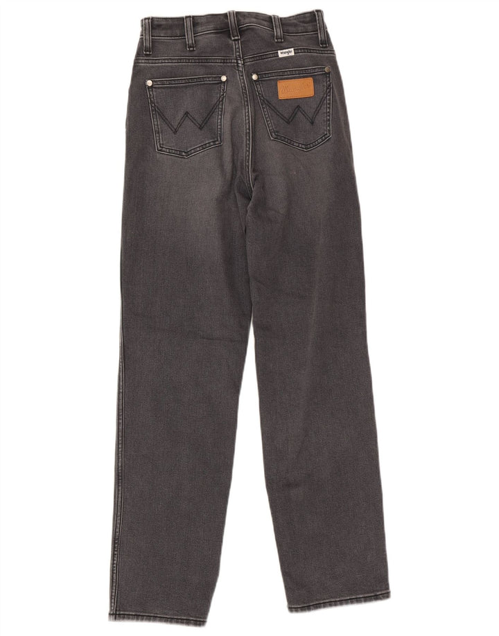 Jeans dritti Wrangler da donna Mom W25 L32 cotone grigio