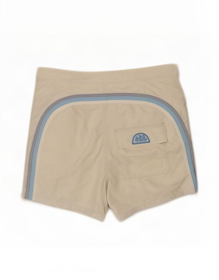 Pantaloncini da bagno da uomo Sundek in nylon beige medio