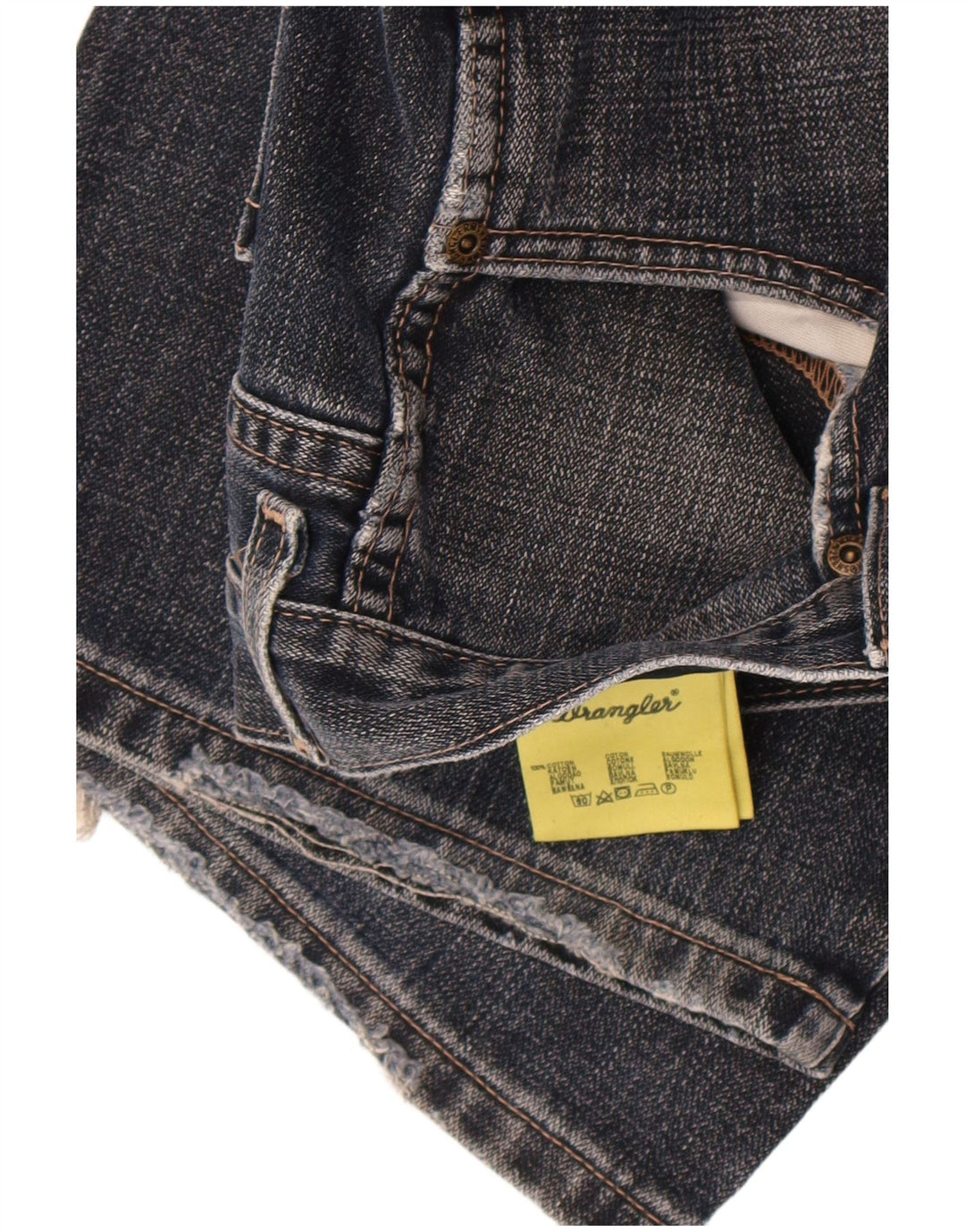 Jeans Bootcut da uomo Wrangler W34 L30 cotone blu navy
