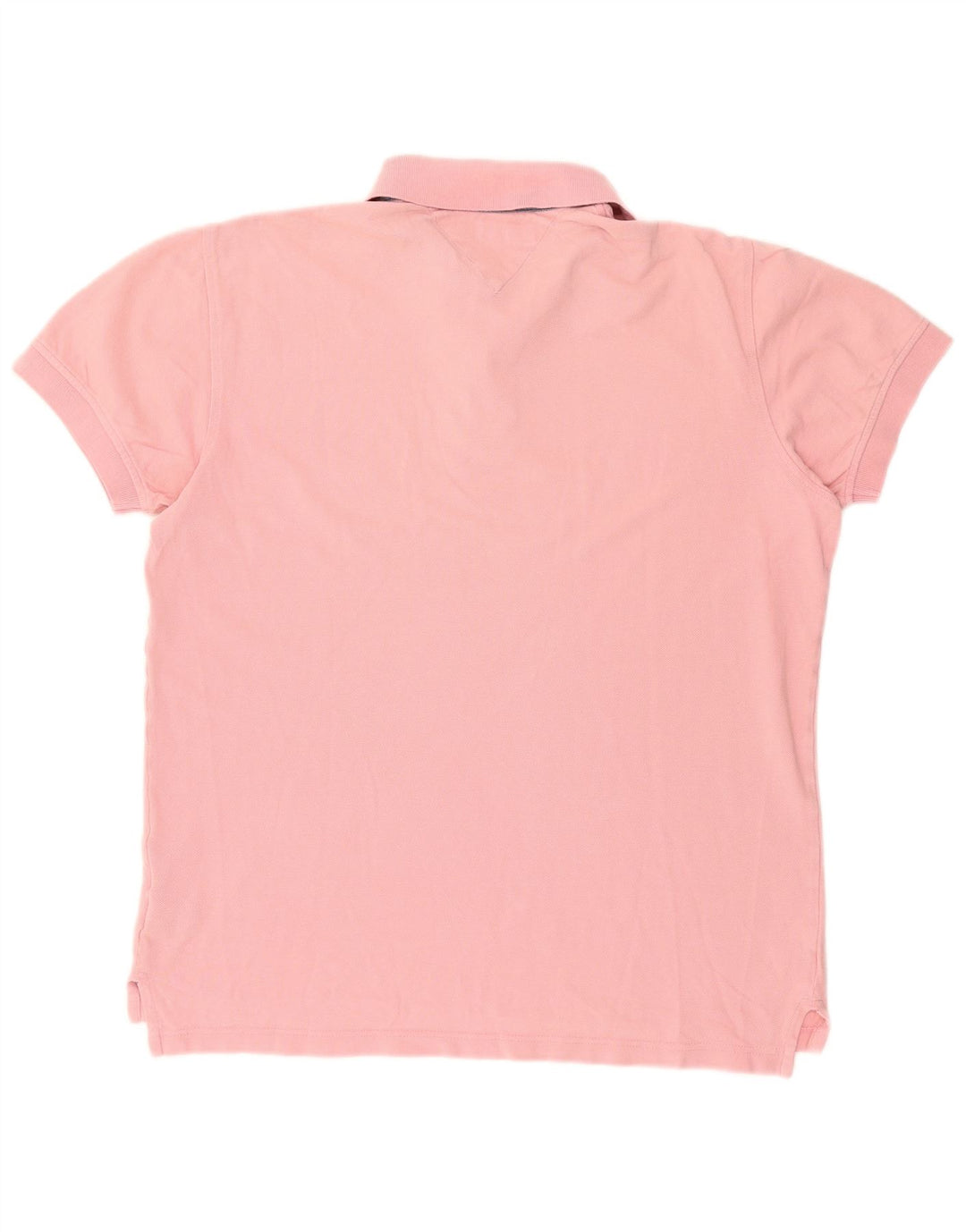 TOMMY HILFIGER Polo da uomo in cotone rosa medio