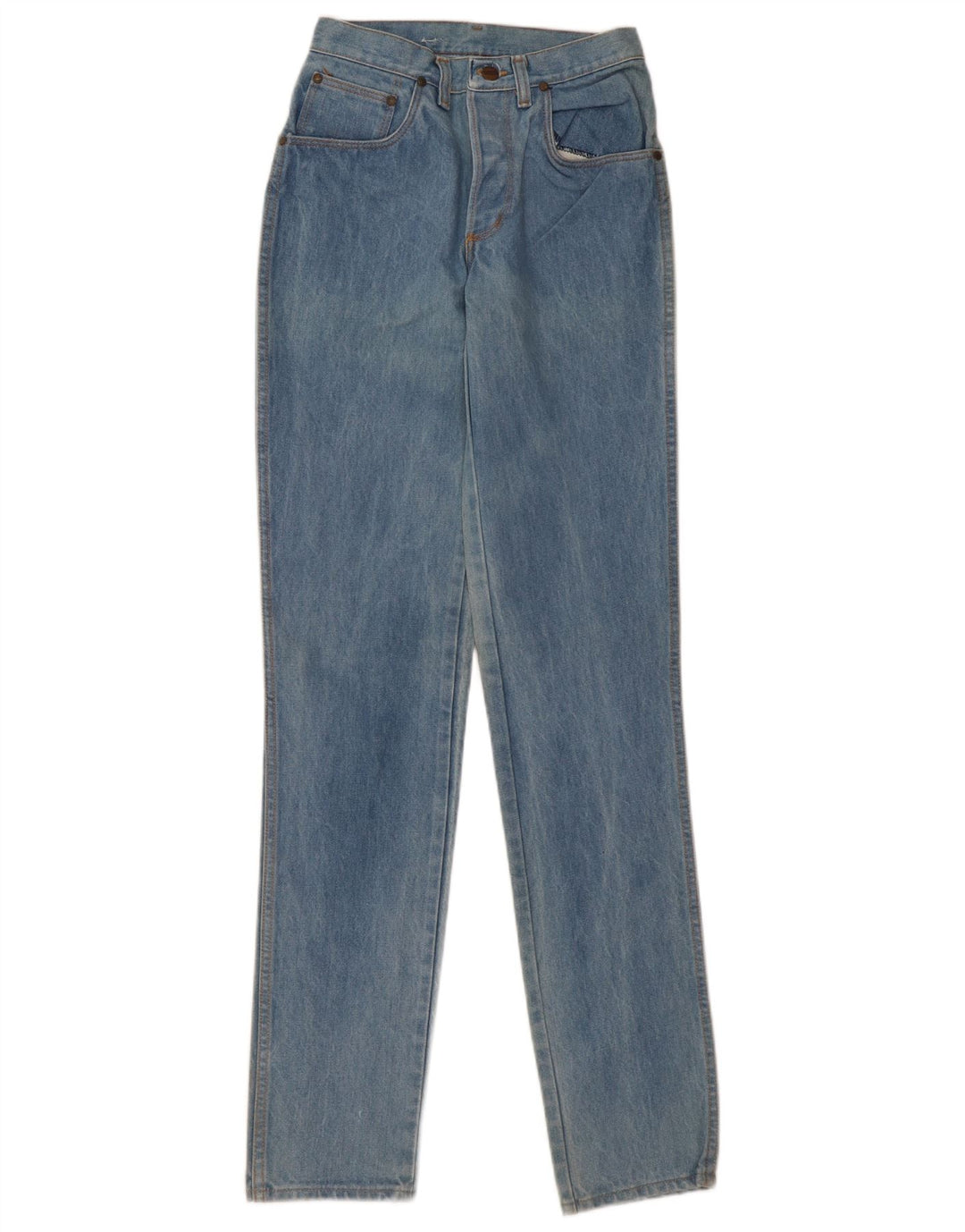 Jeans slim da donna Wrangler W28 L36 cotone blu