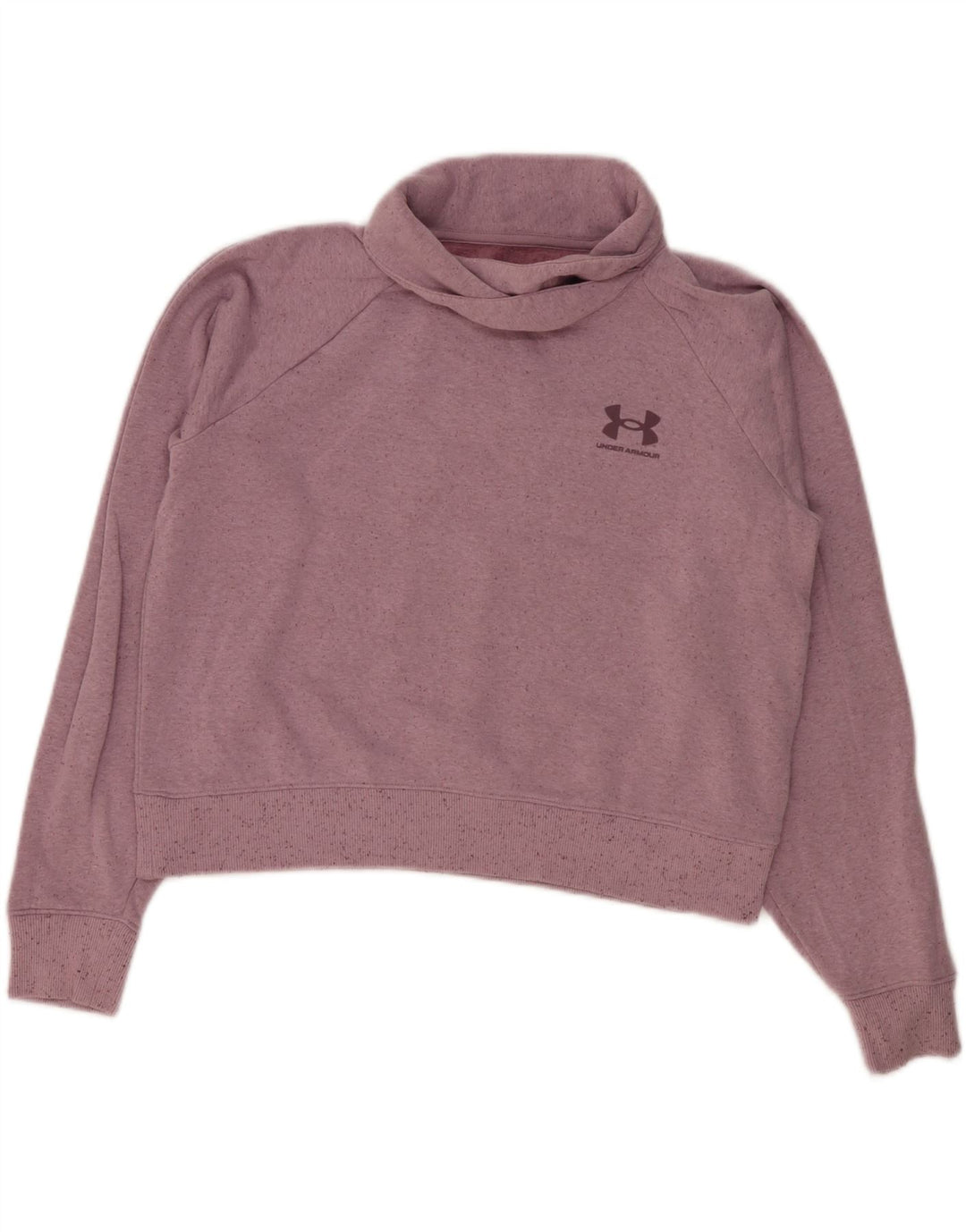Felpa corta da donna Under Armour UK 10 Small Pink Flecked