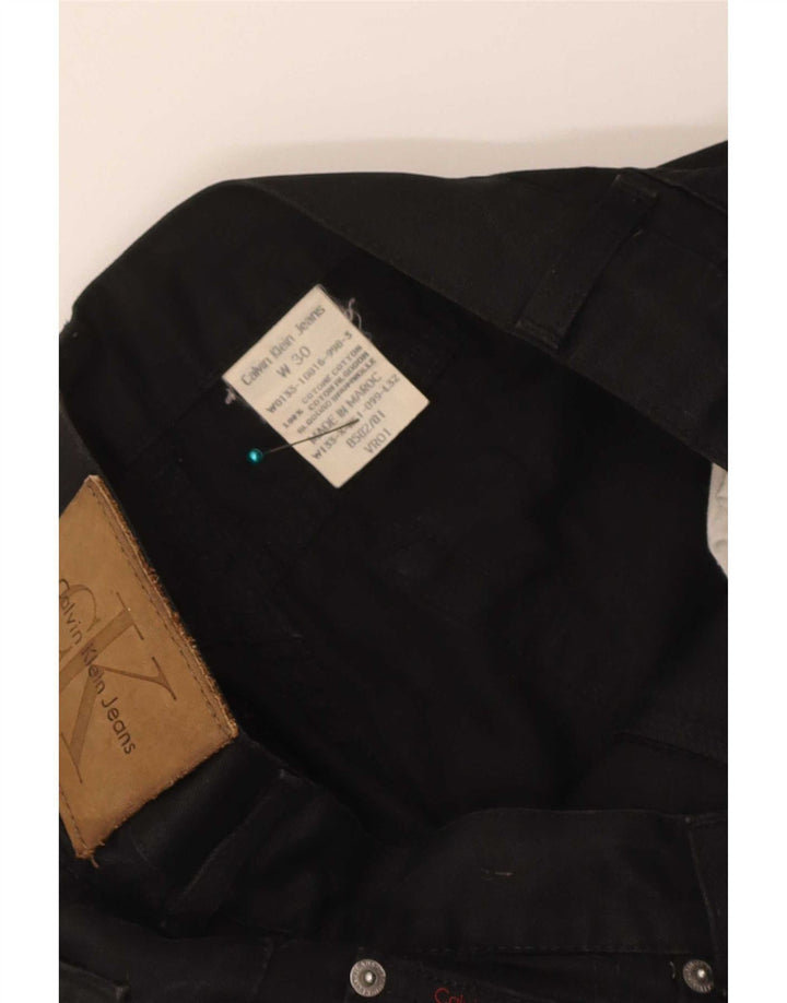 Jeans slim da uomo Calvin Klein W30 L32 cotone nero