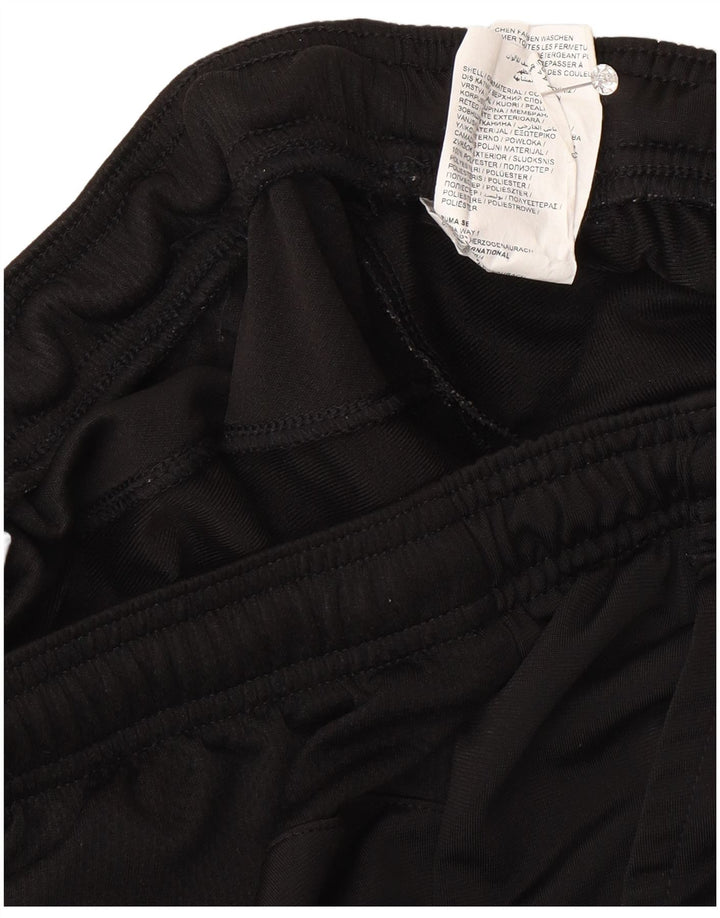 Pantaloni da tuta regolari da uomo Puma Joggers piccoli in poliestere nero