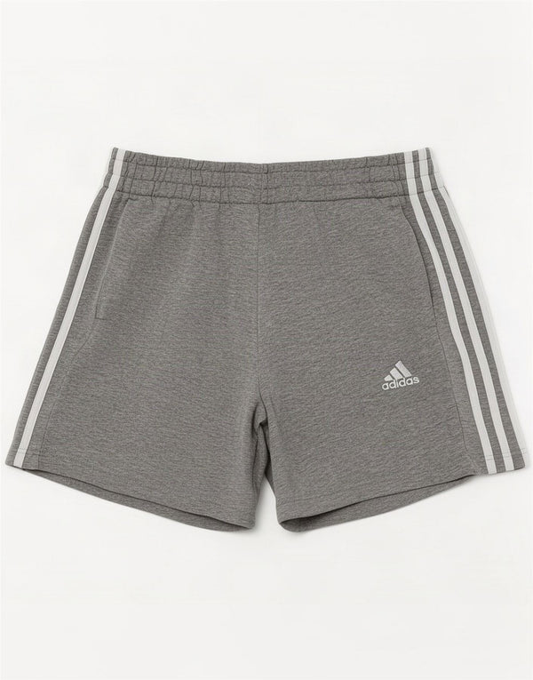 Adidas Mens Sport Shorts Medium Grey Flecked Cotton