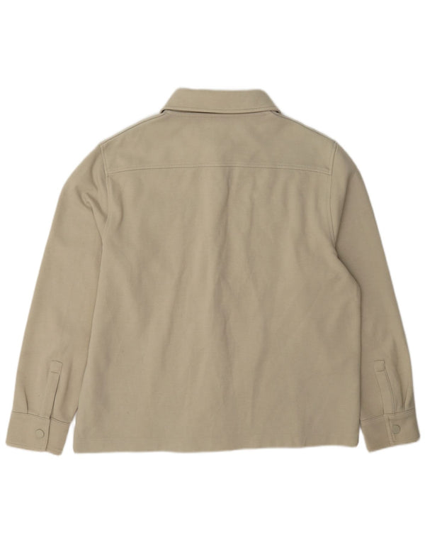 Giubbotto bomber autografo da uomo Marks & Spencer UK 40 grande poliestere beige
