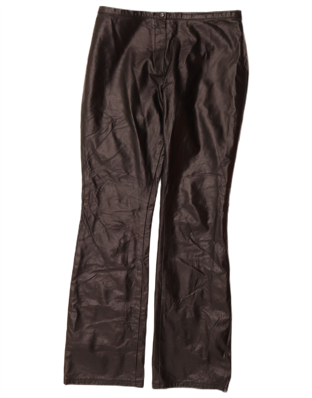 Pantaloni casual bootcut da donna VINTAGE US 9 medi W28 L30 neri