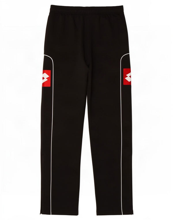 Pantaloni da tuta con grafica da uomo Lotto Poliestere color block medio nero