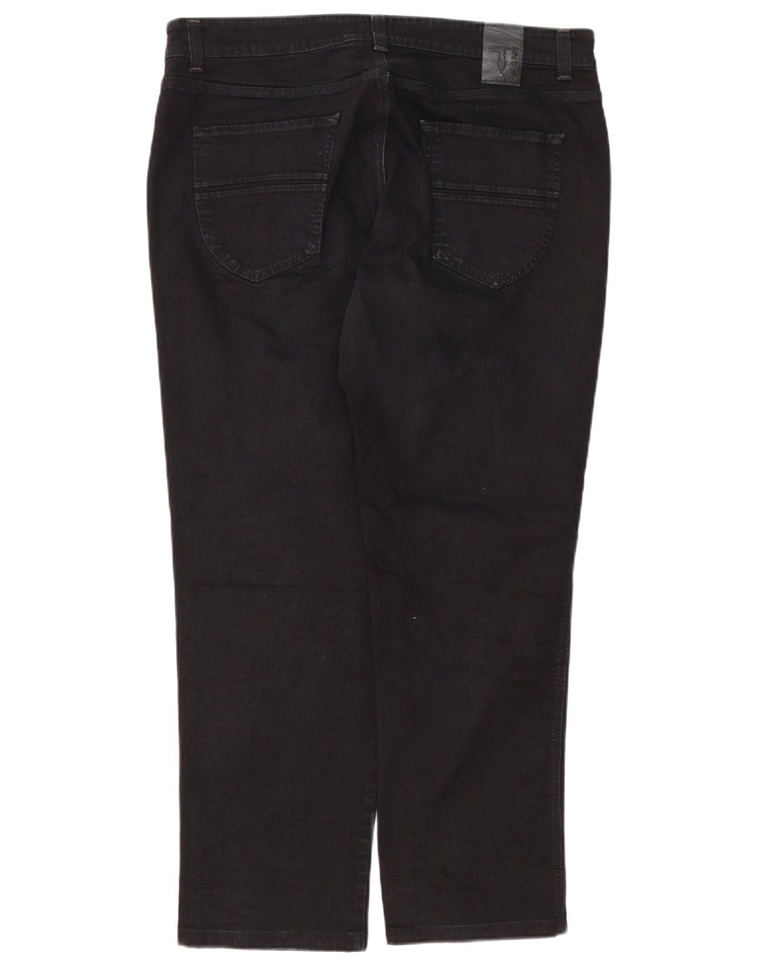 Jeans Straight Uomo Trussardi W40 L30 Cotone Nero