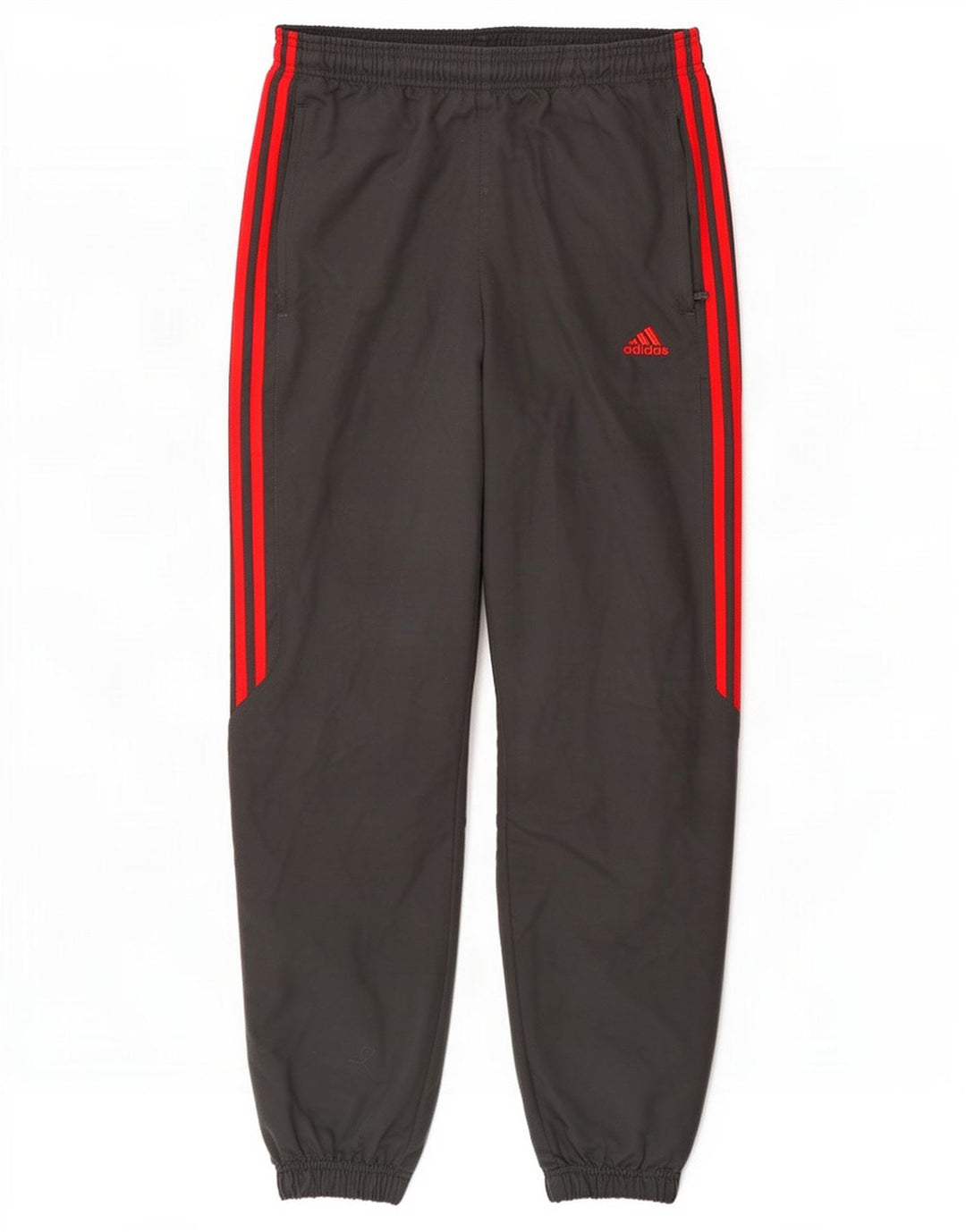 Pantaloni da tuta da uomo Adidas Joggers in poliestere grigio medio