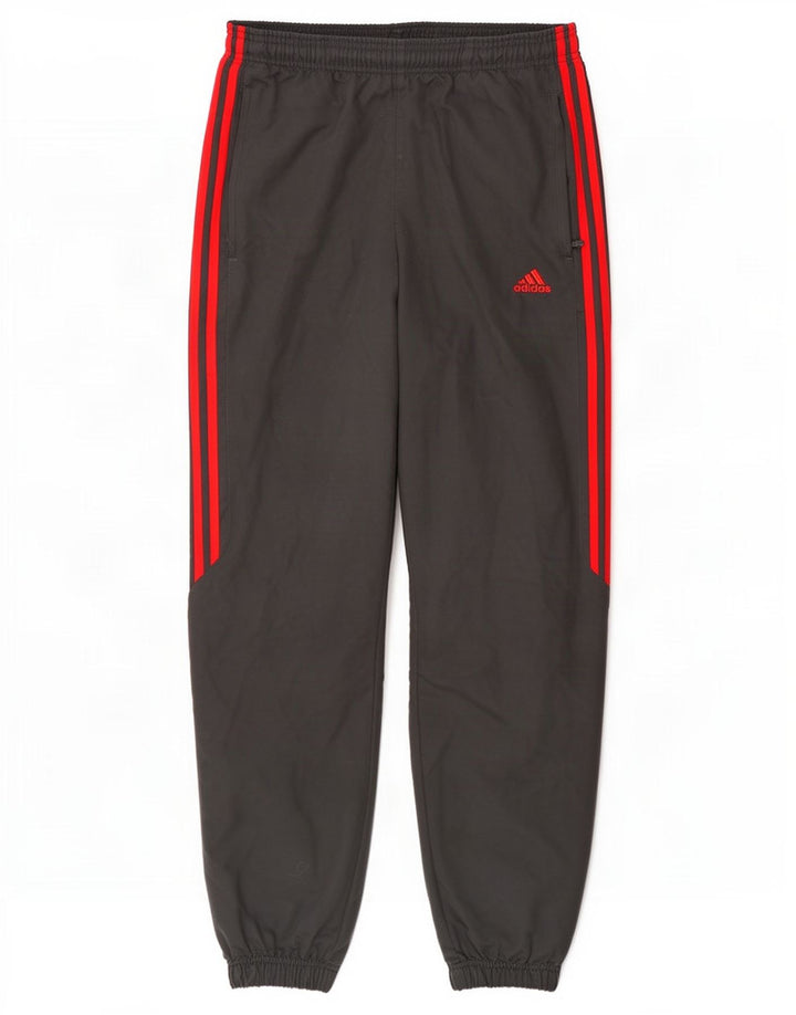 Pantaloni da tuta da uomo Adidas Joggers in poliestere grigio medio